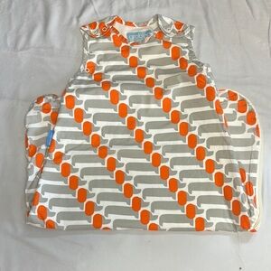 Grobag Baby Sleep Sack with Orange and Gray Design